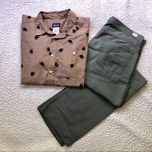 Patagonia Men’s Large Short Sleeve Button up